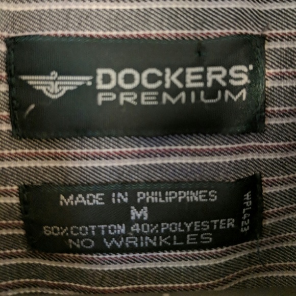 Long sleeve striped Dockers shirt - Picture 2 of 4